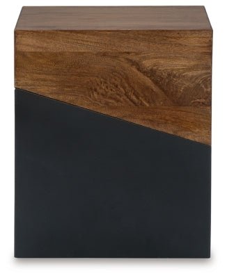Trailbend Accent Table - Dark Brown Accent Table modern furniture Contempo Furniture