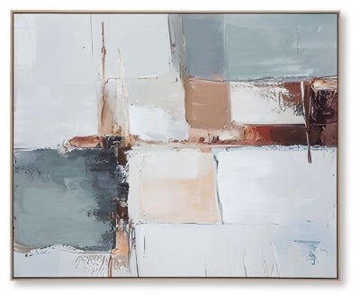 Trailport Wall Art - Gray Canvas Art modern furniture Contempo Furniture