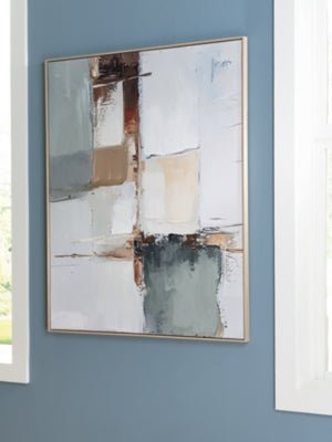 Trailport Wall Art - Gray Canvas Art modern furniture Contempo Furniture