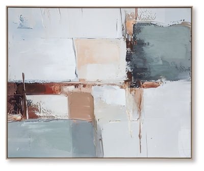 Trailport Wall Art - Gray Canvas Art modern furniture Contempo Furniture