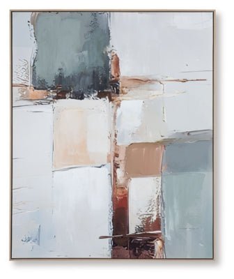 Trailport Wall Art - Gray Canvas Art modern furniture Contempo Furniture