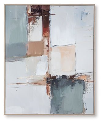 Trailport Wall Art - Gray Canvas Art modern furniture Contempo Furniture