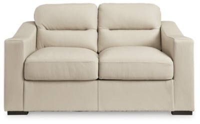Treasure Trove Loveseat - White Stationary Loveseat modern furniture Contempo Furniture