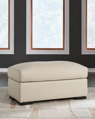 Treasure Trove Ottoman - White Upholstered Ottoman modern furniture Contempo Furniture