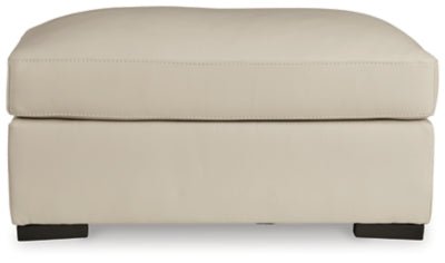 Treasure Trove Ottoman - White Upholstered Ottoman modern furniture Contempo Furniture