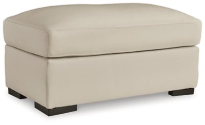Treasure Trove Ottoman - White Upholstered Ottoman modern furniture Contempo Furniture