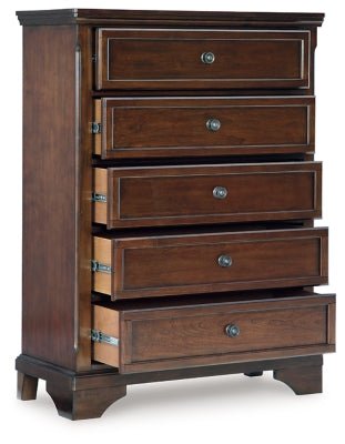 Trellington Chest of Drawers - Dark Brown Accent Chest modern furniture Contempo Furniture
