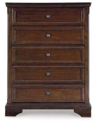Trellington Chest of Drawers - Dark Brown Accent Chest modern furniture Contempo Furniture