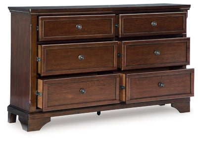 Trellington Dresser - Dark Brown Dresser modern furniture Contempo Furniture