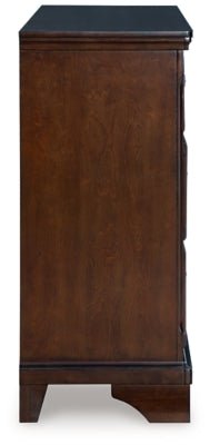 Trellington Dresser - Dark Brown Dresser modern furniture Contempo Furniture