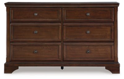 Trellington Dresser - Dark Brown Dresser modern furniture Contempo Furniture