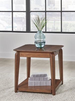 Trenmour End Table - Light Brown End Table modern furniture Contempo Furniture