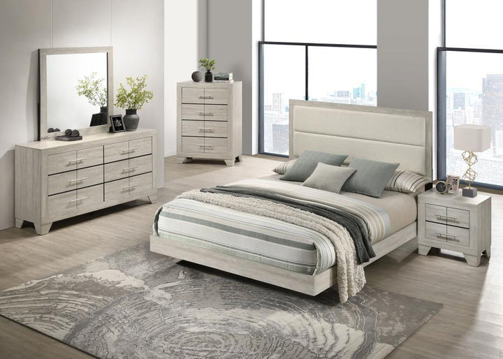 Trenton - 4 - Drawer Bedroom Chest Of Drawers - Rustic Cream Accent Chest modern furniture Contempo Furniture