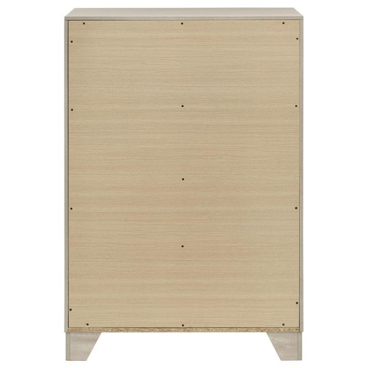 Trenton - 4 - Drawer Bedroom Chest Of Drawers - Rustic Cream Accent Chest modern furniture Contempo Furniture