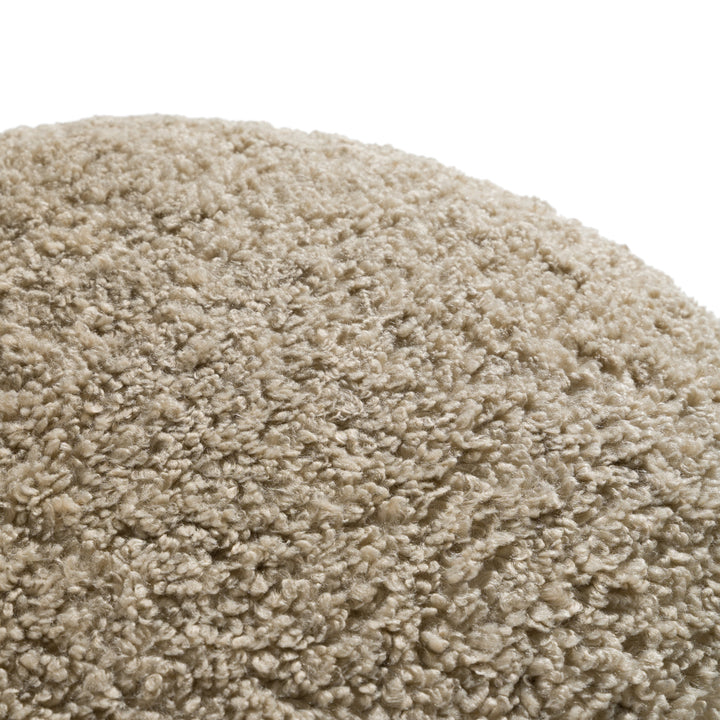 Trevor  Modern Tan Fabric Ottoman