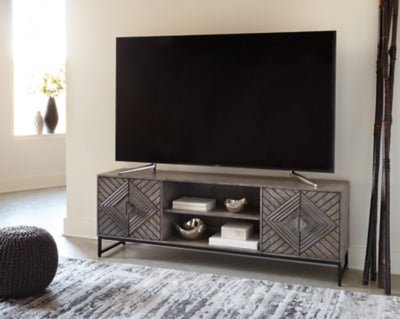 Treybrook Accent Cabinet - Dark Gray Accent Cabinet modern furniture Contempo Furniture