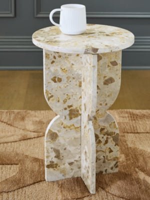 Treygan Accent Table - Beige Accent Table modern furniture Contempo Furniture