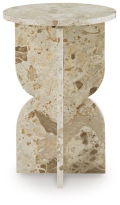 Treygan Accent Table - Beige Accent Table modern furniture Contempo Furniture