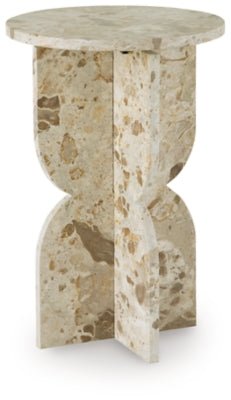 Treygan Accent Table - Beige Accent Table modern furniture Contempo Furniture