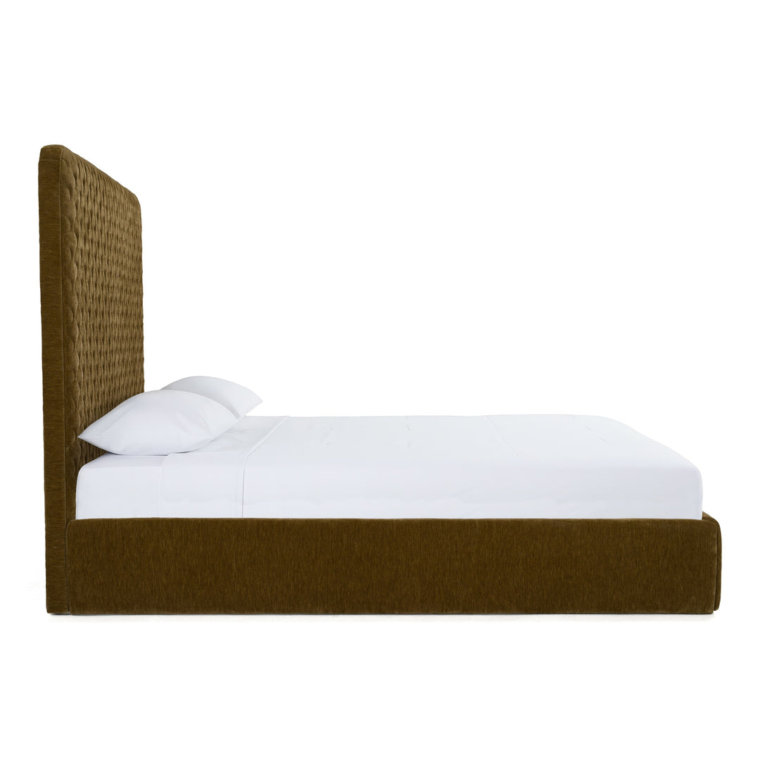 Trieste - Modern Brown Fabric Bed