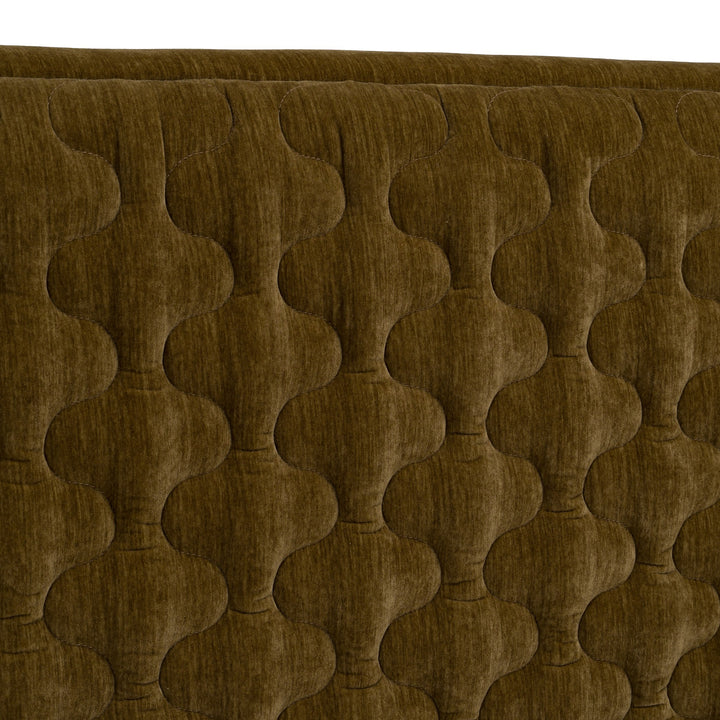 Trieste - Modern Brown Fabric Bed