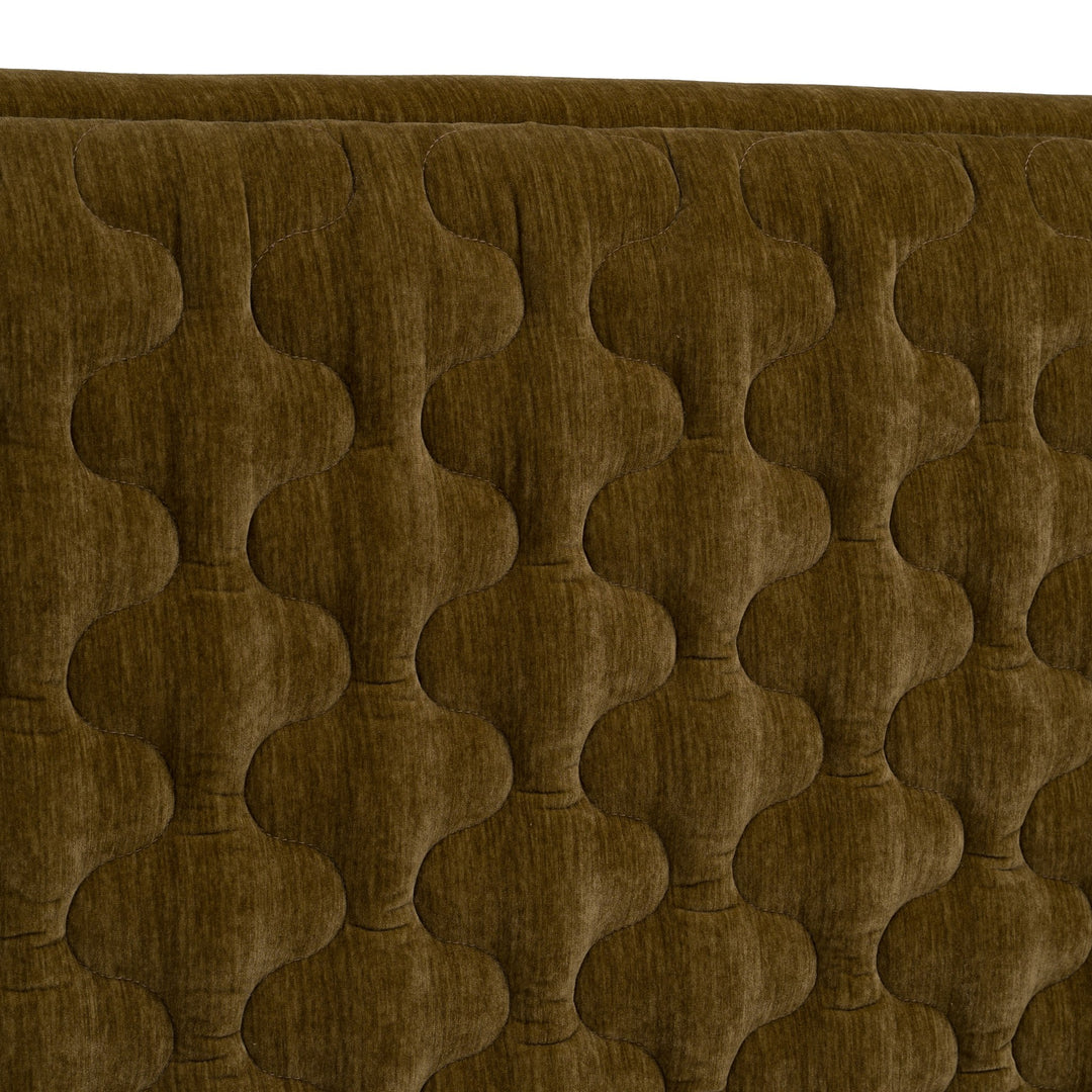 Trieste - Modern Brown Fabric Bed