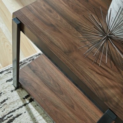 Trindwick Table (Set of 3) - Dark Brown Table Set modern furniture Contempo Furniture