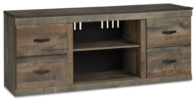 Trinell 60" TV Stand - Dark Brown TV Stand modern furniture Contempo Furniture