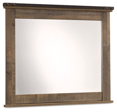 Trinell Bedroom Mirror - Dark Brown Mirror modern furniture Contempo Furniture