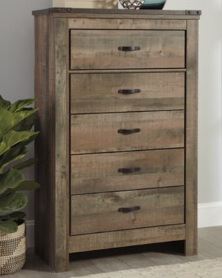 Trinell Chest of Drawers - Dark Brown Accent Chest modern furniture Contempo Furniture