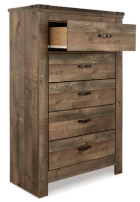 Trinell Chest of Drawers - Dark Brown Accent Chest modern furniture Contempo Furniture