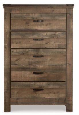 Trinell Chest of Drawers - Dark Brown Accent Chest modern furniture Contempo Furniture