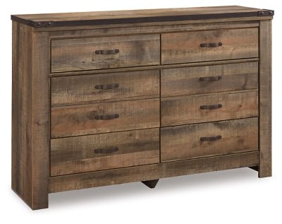 Trinell Dresser - Dark Brown Dresser modern furniture Contempo Furniture