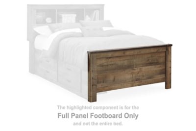 Trinell Full Bookcase Bed with Storage - Dark Brown Storage Bed modern furniture Contempo Furniture