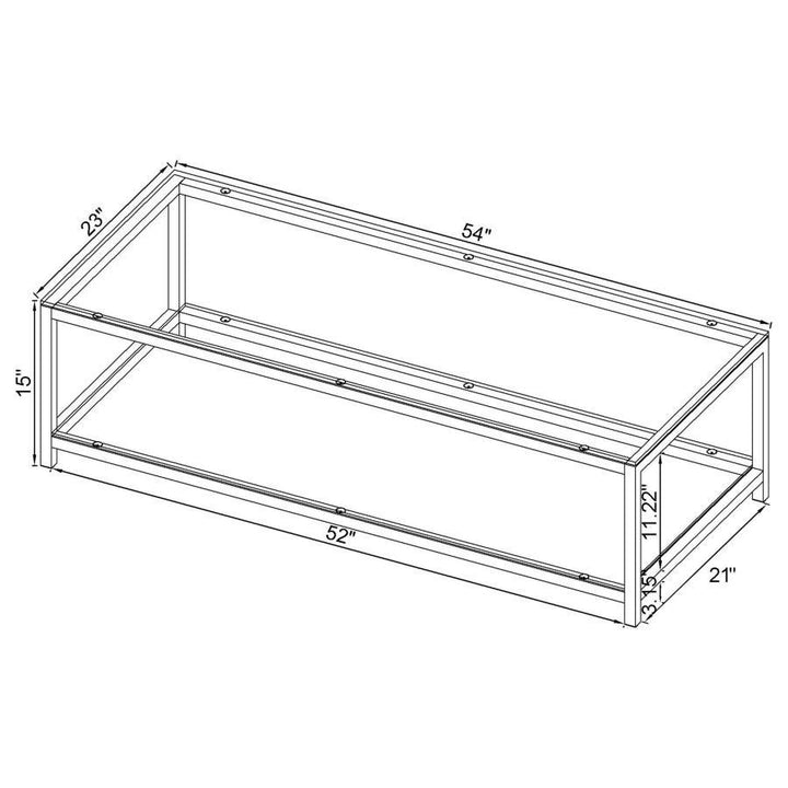 Trini - 2 Piece Coffee And End Table Set - Black Table Set modern furniture Contempo Furniture