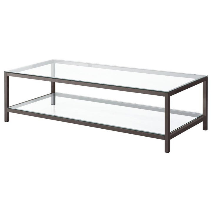 Trini - 2 Piece Coffee And End Table Set - Black Table Set modern furniture Contempo Furniture