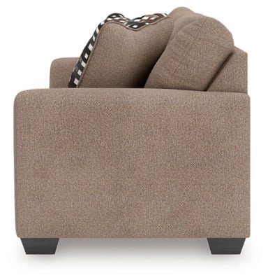 Triston - Peaks Loveseat - Beige Stationary Loveseat modern furniture Contempo Furniture