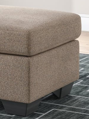 Triston - Peaks Ottoman - Beige Upholstered Ottoman modern furniture Contempo Furniture
