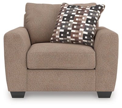 Triston - Peaks Oversized Chair - Beige Arm Chair modern furniture Contempo Furniture
