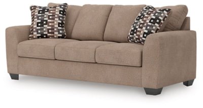 Triston - Peaks Sofa - Beige Stationary Sofa modern furniture Contempo Furniture