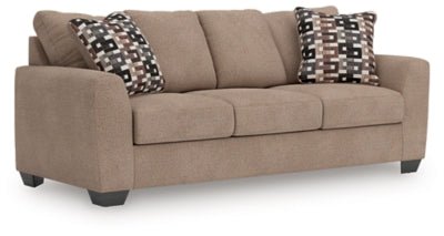 Triston - Peaks Sofa - Beige Stationary Sofa modern furniture Contempo Furniture