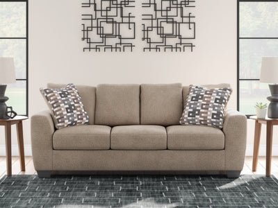 Triston - Peaks Sofa - Beige Stationary Sofa modern furniture Contempo Furniture
