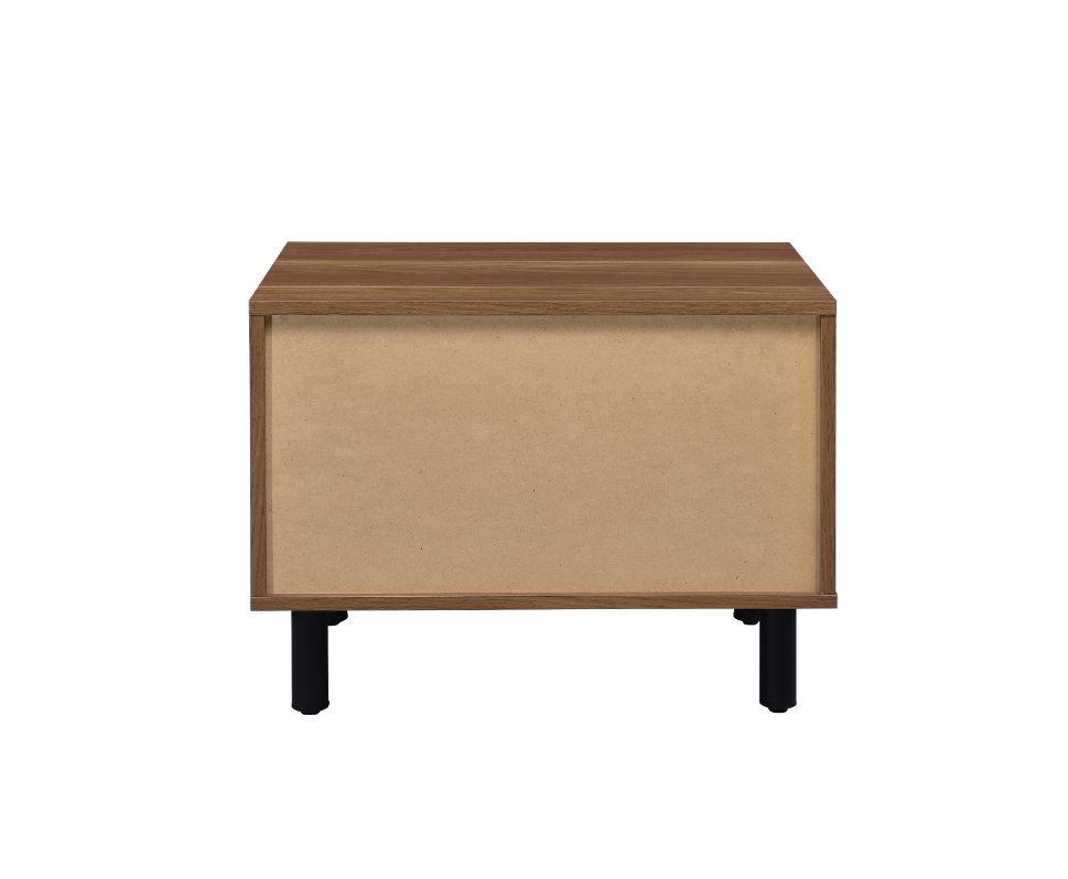 Trolgar Accent Table - Brown Oak & Black – room view 2