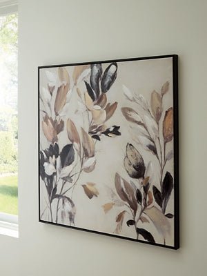 Trulow Wall Art - Light Brown Canvas Art modern furniture Contempo Furniture