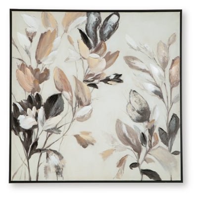 Trulow Wall Art - Light Brown Canvas Art modern furniture Contempo Furniture