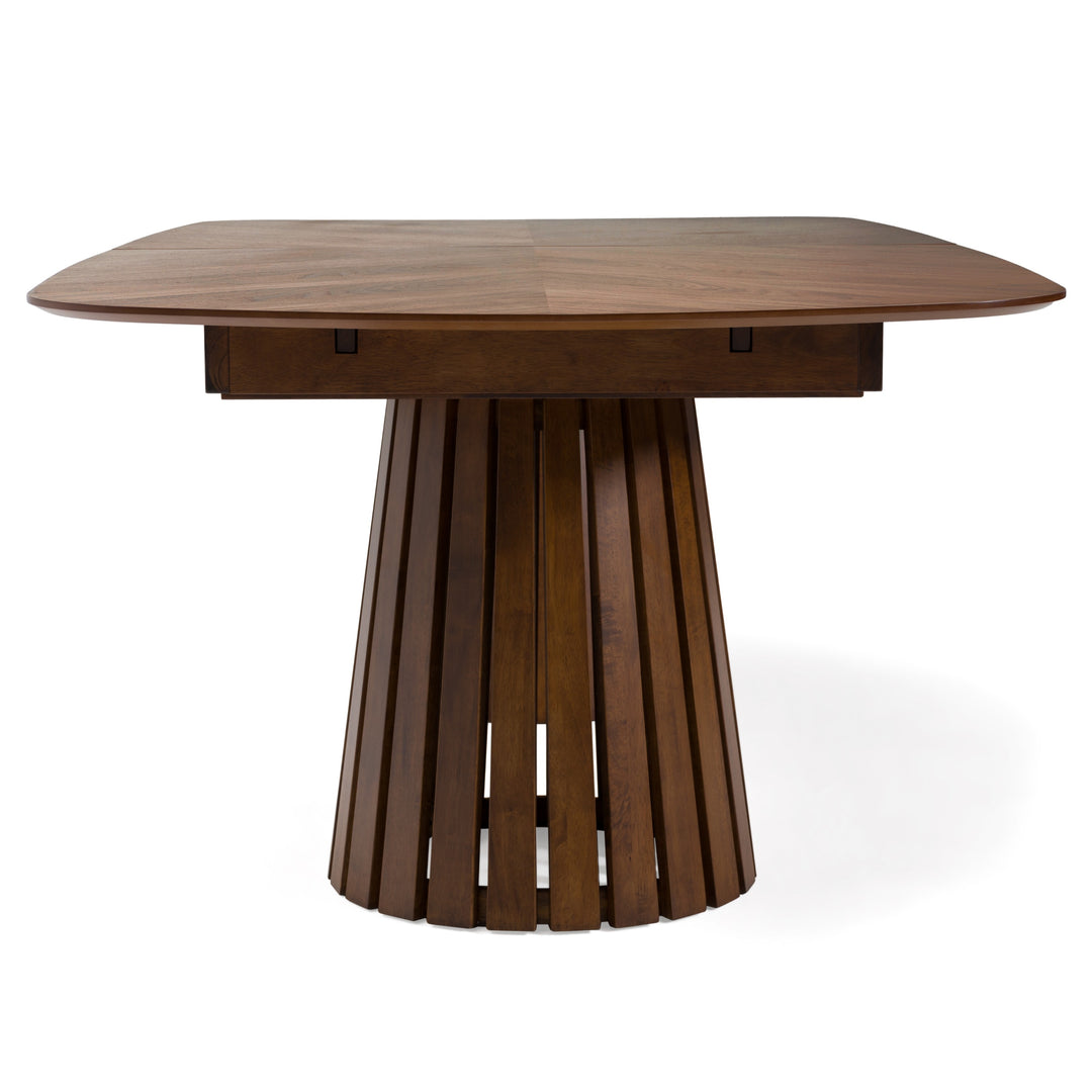 Truman - Mid-Century Modern Walnut Extendable Dining Table