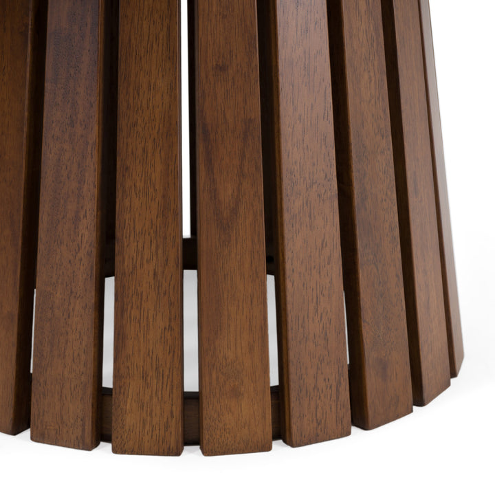 Truman - Mid-Century Modern Walnut Extendable Dining Table + 8 Chairs Set