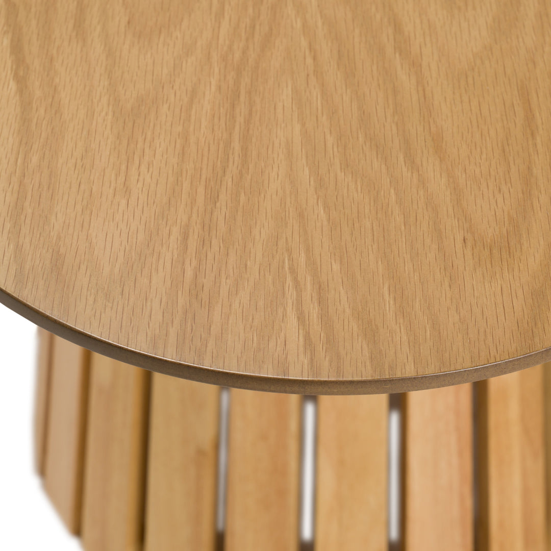 Truman - Mid-Century Modern Natural Oak Extendable Dining Table