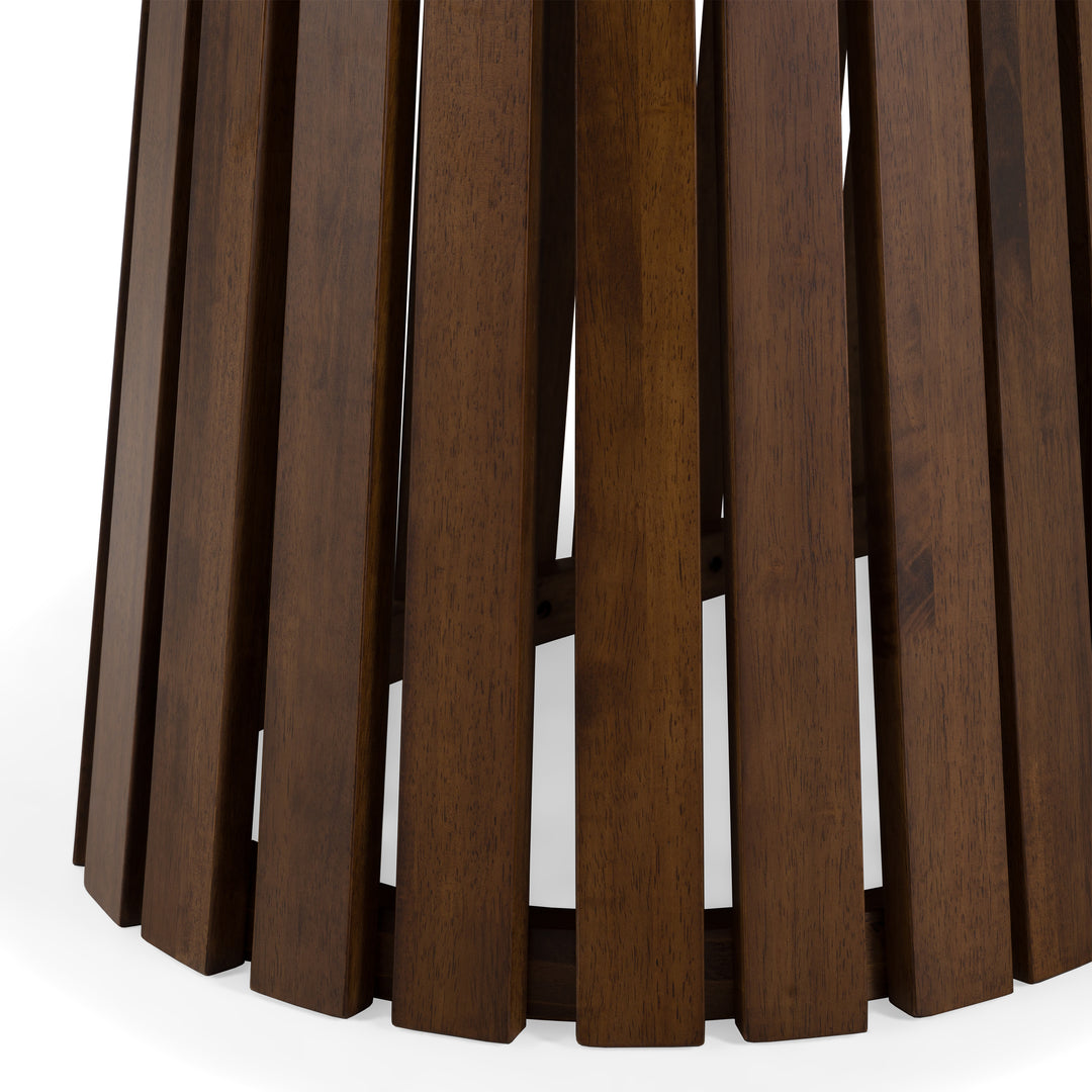 Truman - Mid-Century Modern Walnut Oval Dining Table