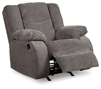 Tulen Recliner - Gray Rocker Chair modern furniture Contempo Furniture